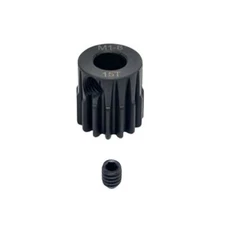 SpeedTek RC Heavy Duty Hardened Steel Mod 1 Pinion Gear (8mm Bore)-15T