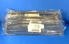 (7) Weinstein Instrument Stringer Sterilizing Rack UShaped Closed End 12 x 2.75"