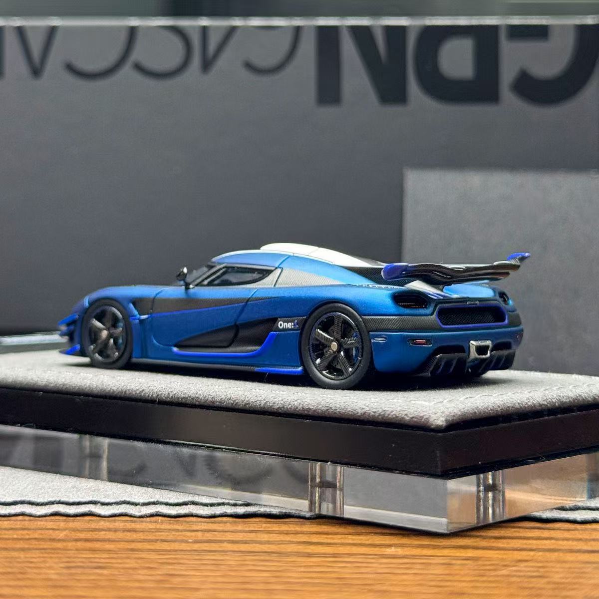Gryning Model 1/64 ケーニグセグ　one:1 ブルー GRYNING 1:64 Blue Koenigsegg ONE:1 Resin Car Model | eBay