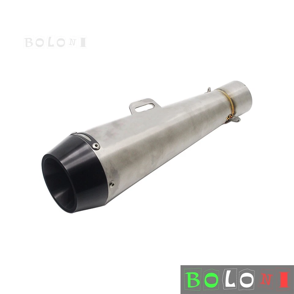 Silenciador de tubo de escape 38 mm-51 mm motocicleta GP deslizamiento moto todo terreno ATV Foto 4 de 4