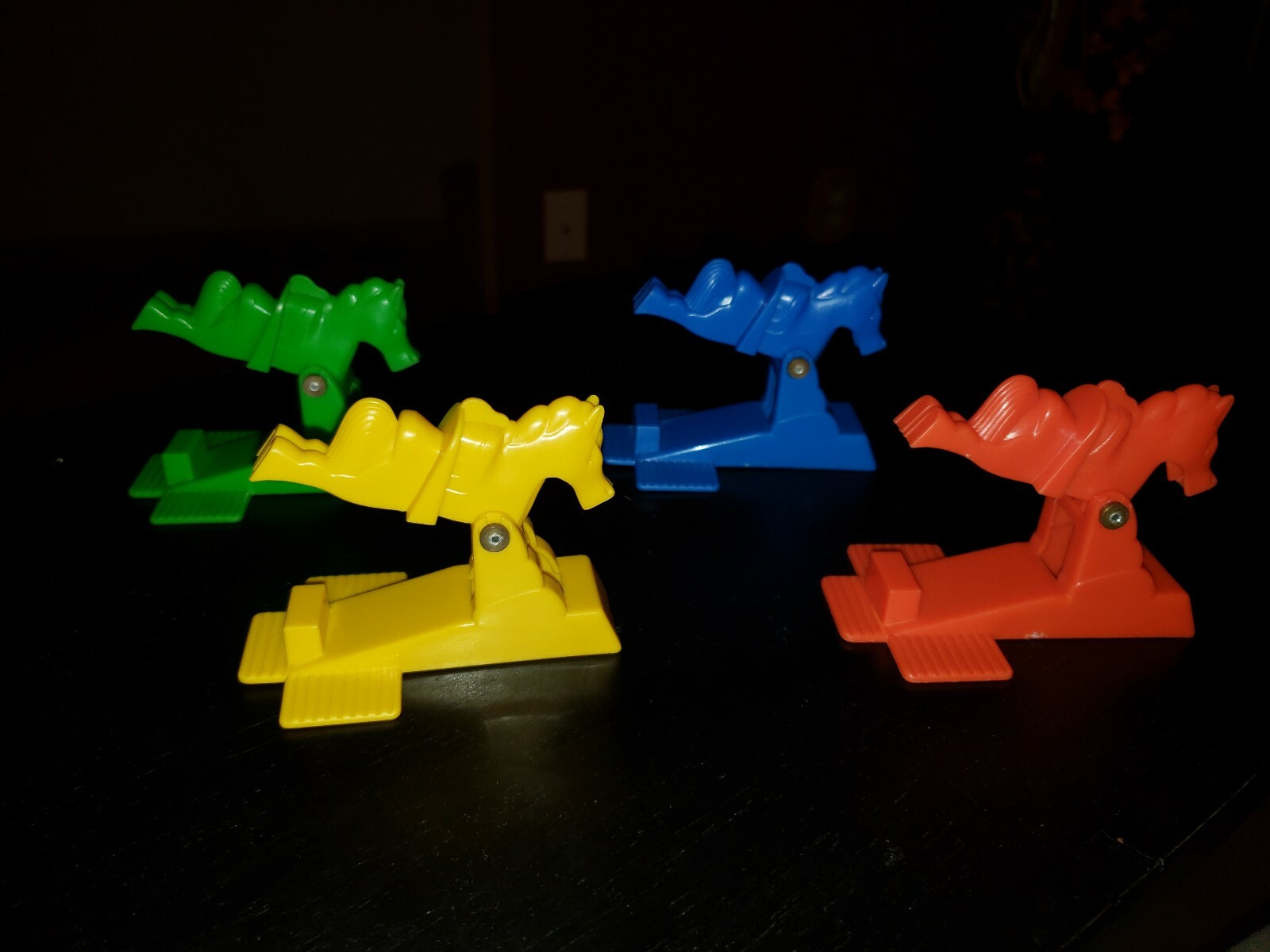 1991 Yahoo Buckaroo Game Replacement Parts & Pieces 4 Horses Plastic  Bucking | eBay