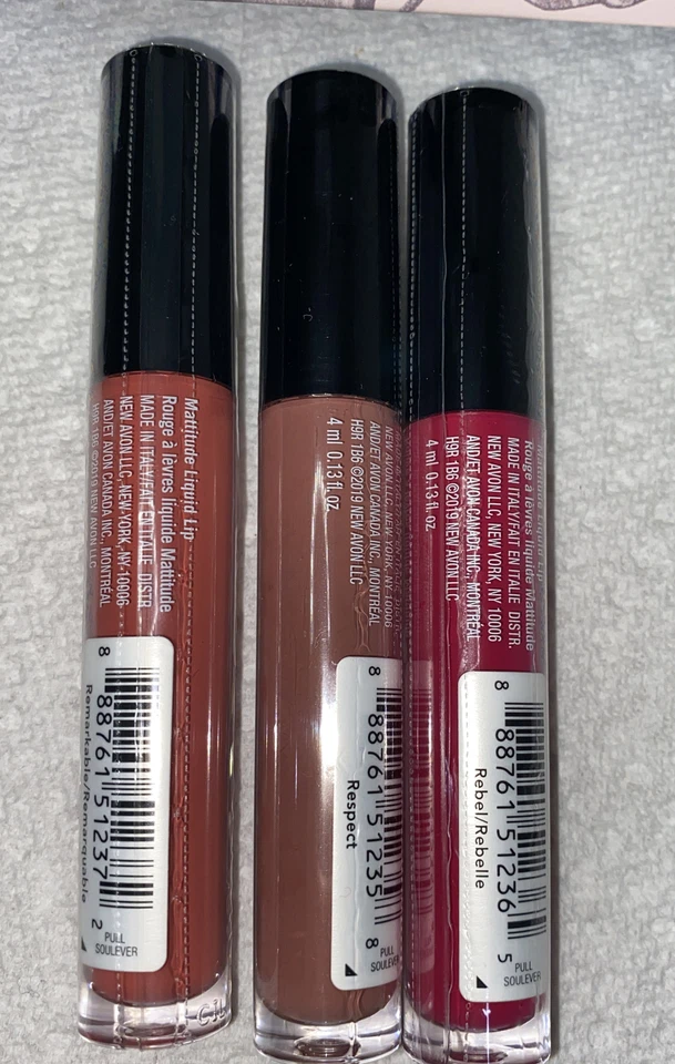 AVON 3PACK of Mattitude Liquid Lips See Pictures For Details New Sealed - Image 3 of 4
