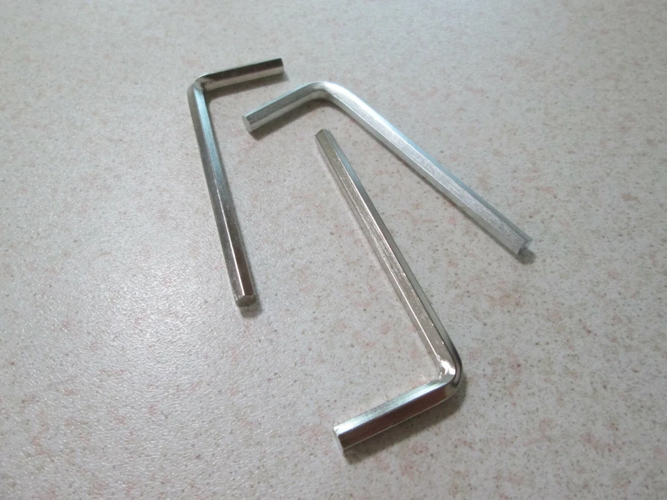 Hex 4mm Allen / Alan Keys Silver (Pack of 25) - Image 2 of 2