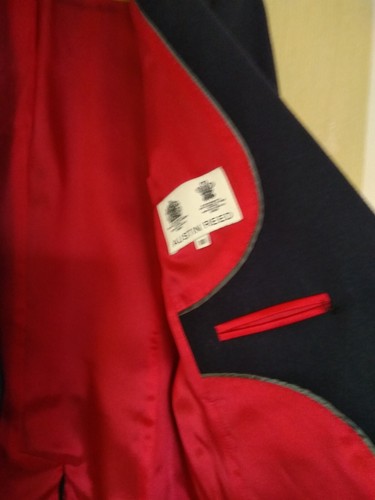 Austin Reed Women’s wool Skirt Suit Navy Blue Size 10 UK - Picture 4 of 8