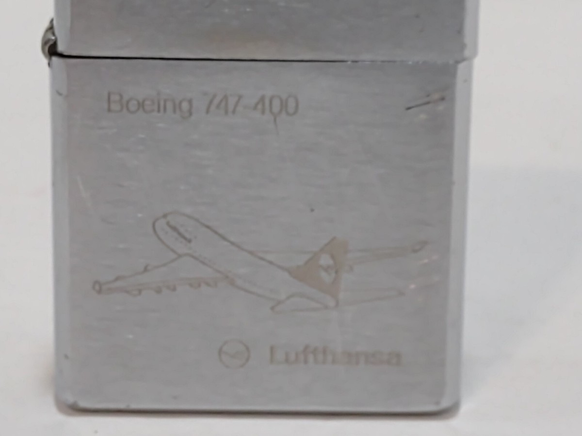Zippo 2003 Lufthansa Boeing 747-400 Airline Aircraft Zippo 2003 Lufthansa Boeing 747-400 Airline Aircraft