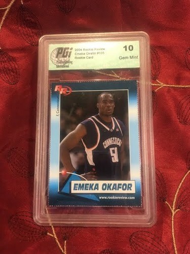 2004 Rookie Review EMEKA OKAFOR ROOKIE #105 PGI 10 GEM MINT PSA - 第 1/2 張圖片