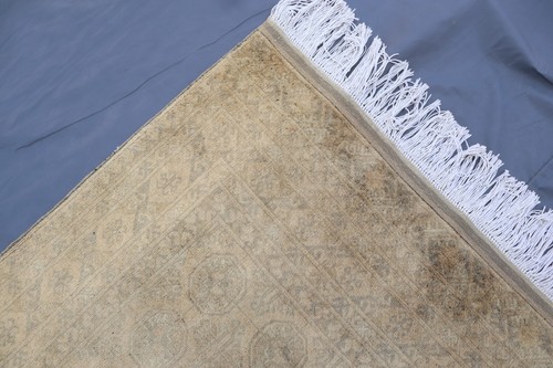 Terracotta Bukhara Runner Rug 3x10 Turkmen Antique Muted Neutral Rug/ Boho Rug - Picture 9 of 16