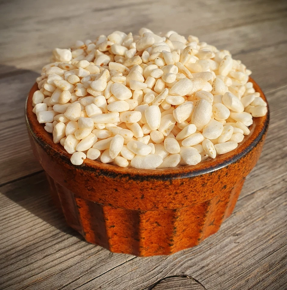 400g - 1,3 Kilo  PUFFREIS, Reis gepoppt, gepufft -  für Hunde zum BARFen ! - Bild 3 von 3