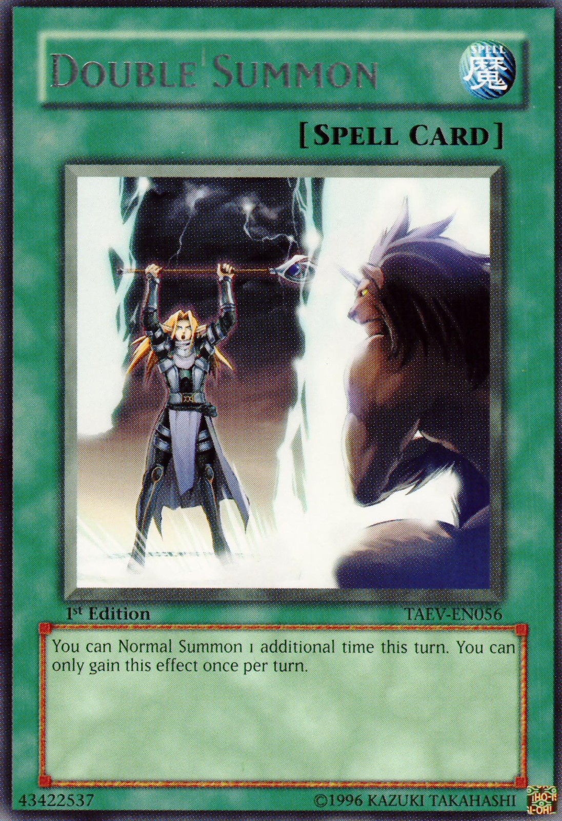 Tactical Evolution #TAEV-EN056 Double Summon 1st Edition