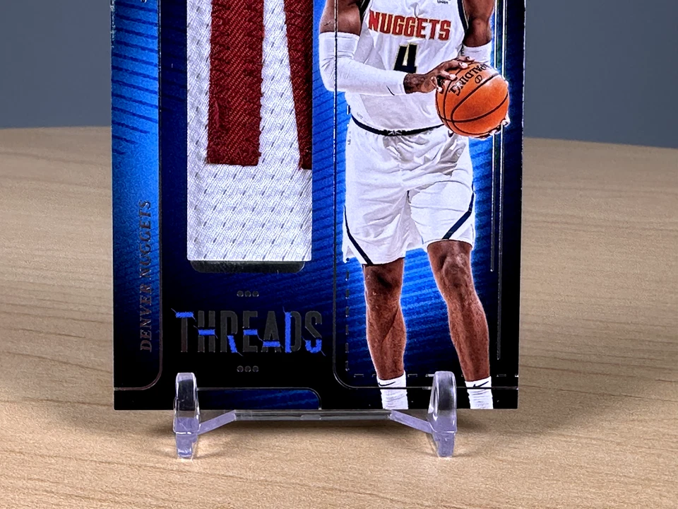 Paul Millsap 丹佛掘金 2024 - 25 帕尼尼剪影 2 色游戏穿布贴 — 第 3/4 张图片