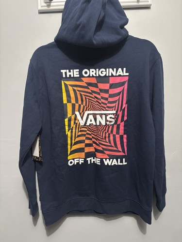 Vans Off The Wall Hoodie dunkelblau Jungen/Teenager Größe XL neu mit Etikett - Bild 4 von 5