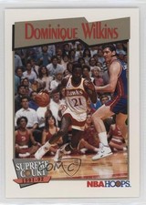 1991-92 NBA Hoops Supreme Court Dominique Wilkins #449 HOF 0p6