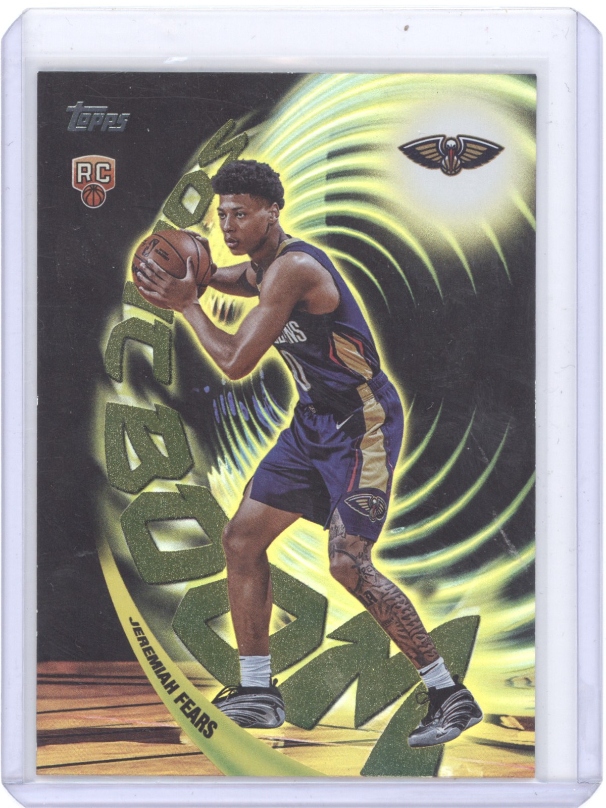 2025-26 Topps #SB-17 Jeremiah Fears Sonic Boom