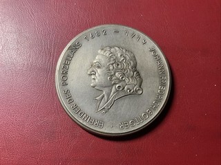 Meissen Medaille Erfinder des Porzellans Johann Friedrich Böttger (19)