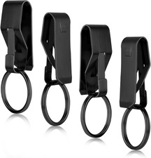 4pcs Belt Key Clip Key Chain, Belt Security Metal Key Holder for Car Keys Key Ch