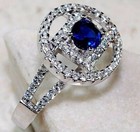 2CT Heat Treated Kyanite 925 Solid Sterling Silver Ring Sz 6 U4-7 — photo 2