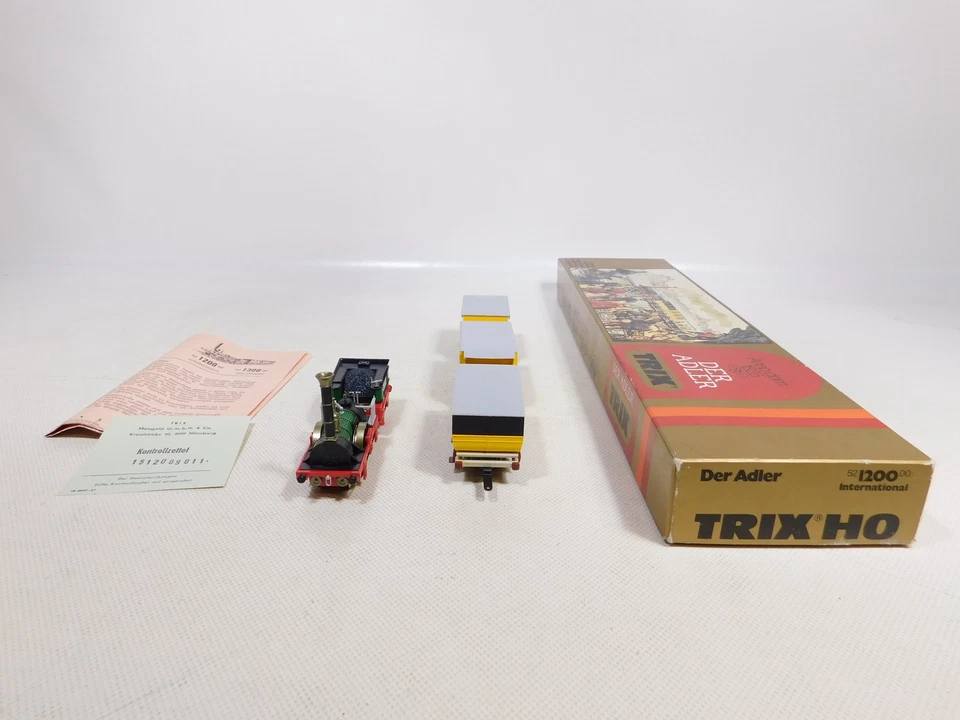 Trix Int. H0 DC 2L 52 1200 00 Der Adler KLEINTEILE FEHLEN 1835 OVP #EF951-4 - Bild 4 von 4