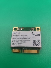 INTEL 6200 ADVANCED-N Dual Band 2.4/5Ghz 622ANHMW Laptop WiFi Card DELL 2GGYM