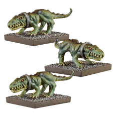 Ogre Crocodogs - Kings of War Mantic for Warhammer Fantasy D&D DND 28mm Ogor YHP