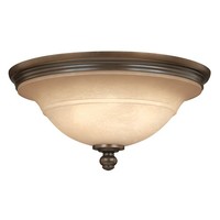 Deckenlampe Anabell 9 In Bronze 3-Flammig Ø45Cm Rustikal Lampe Wohnzimmer Flur