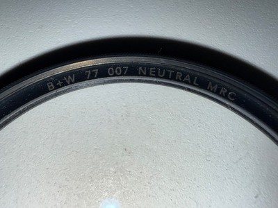 B+W 77 007 Neutral MRC F PRO Made In Germany 77mm Clear Neutral