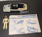 GI JOE ARAH 1983 Polar Battle Bear Snowmobile  W/ Snow Job figure