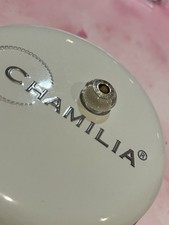 Genuine Chamilia 925 Italian Murano Mystic Collection Cracked Ice Charm Retired
