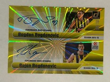 BOGDAN / BOJAN BAGDONVIC 2024-25 Donruss EuroLeague Dual Auto GOLD LASER #09/10