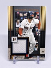 2024 Topps Museum Collection Triston Casas Meaningful Material Jersey Patch /49