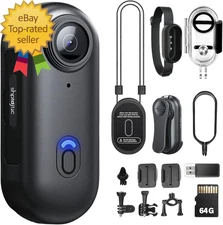 Body Camera 4K  POV Pro 4K  Wearable Camera with 360°Rotatable Clip