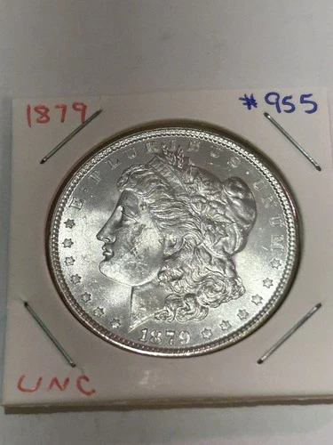 1879 Silver Morgan Dollar Unc