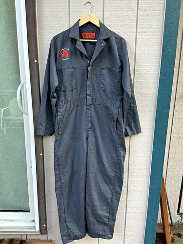 RARE Vintage Red Kap Coveralls McMurdo Station Antarctica - product listing photo