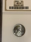 :1943-P 1C LINCOLN STEEL CENT NGC MS67 BRIGHT & SHINING RARITY R2 HIGHEST GRADES