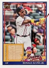 2026 Topps Series 1 - 1991 Topps Baseball Relics Ronald Acuña Jr 