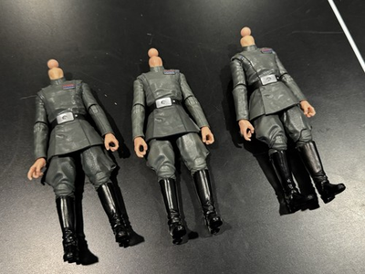 #ad STAR WARS IMPERIAL OFFICER ADMIRAL BODY BUNDLE 6” Scale 1 12 TROOP ARMY BUILDER $23.79
