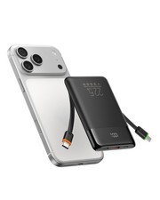 10000mAh 22.5W Fast Charging Portable Charger Built-in Cables Power Bank USB