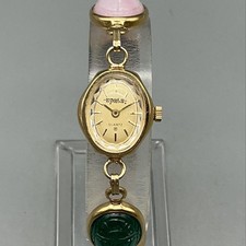 Vintage Spats Womens Watch 17mm Gold Tone Sca...