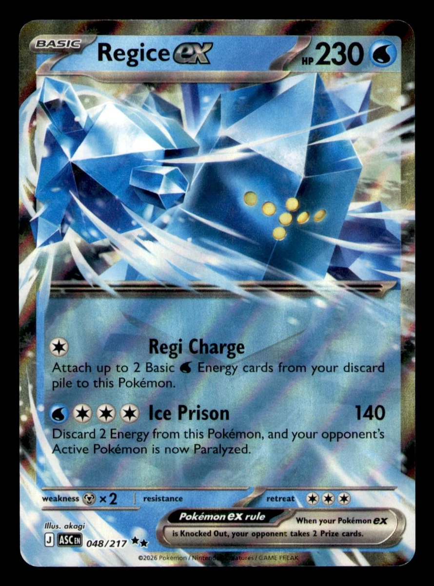 Regice ex Pokmon TCG Cards for sale | eBay Regice ex Pokmon TCG Cards for sale | eBay