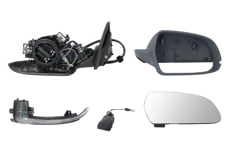 Fits BLIC 5402-25-051335P Side mirror electric Left Aspherical AUDI A ⭐UK Stock⭐