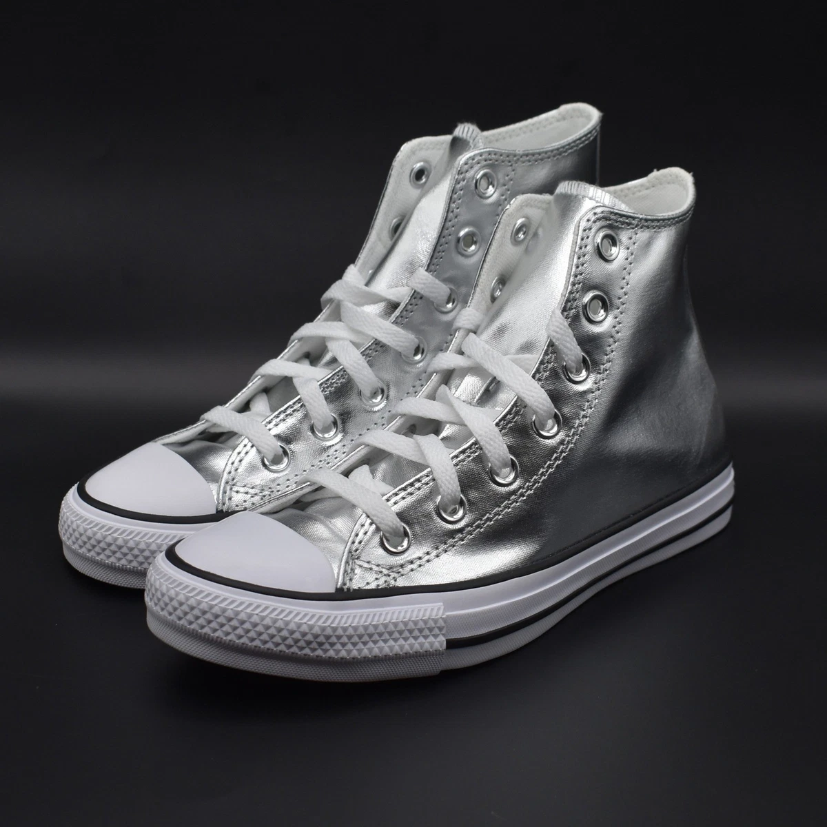 Converse Chuck Taylor All Star High Top Silver for sale | eBay