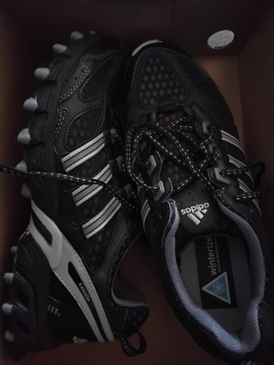 Kanadia Adidas Men Running Shoes 8 1/2 Black , Brand New