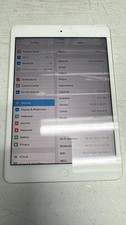 Apple iPad Mini Silver Turning on Tablet for Parts Only Not Bundled