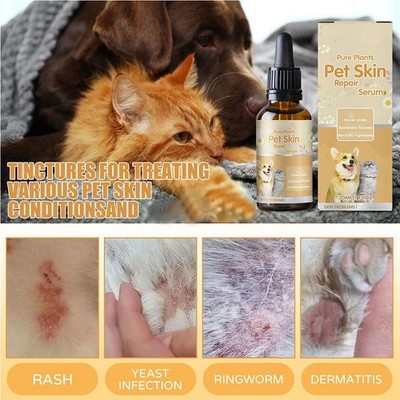 +Pet Skin Repair Serum PromoteHair Regrowth Itch Relief Fit Aids Healing R0Z3
