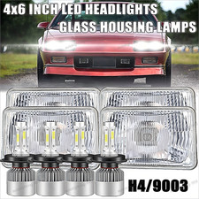 4x Led Headlights 4x6 Hilo Beam Drl Fit Chevrolet Camaro Iroc-z Z28 1982-1992 4x Led Headlights 4x6 Hilo Beam Drl Fit Chevrolet Camaro Iroc-z Z28 1982-1992