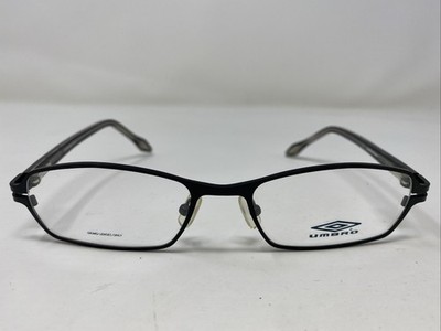 UMBRO U106 BLK 55-19-135 Black Metal Full Rim Eyeglasses Frame SK42