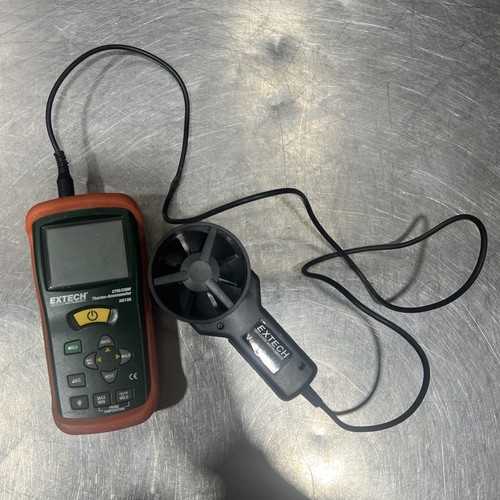 Extech AN100 Thermo Anemometer Measure Air Flow & Velocity CFM/CMM Used ...