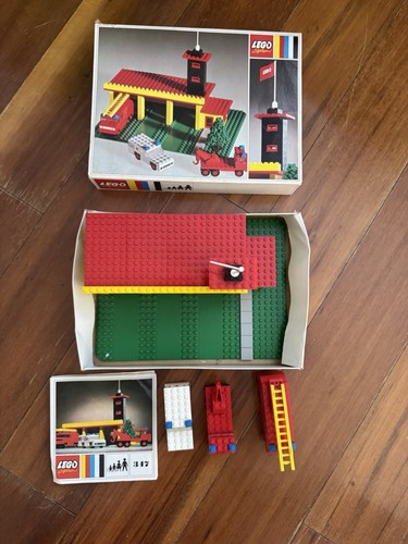 LEGOLAND Town: Ultra Rare Fire Station Set 347. box, instructions Vintage Lego - Picture 3 of 3