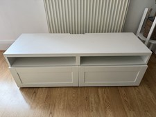 IKEA Besta White Contemporary TV Stand