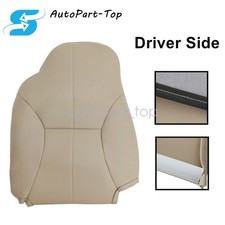 Front Driver Back Leather Seat Cover Tan For 1998-2002 Dodge Ram 1500 2500 3500 Front Driver Back Leather Seat Cover Tan For 1998-2002 Dodge Ram 1500 2500 3500