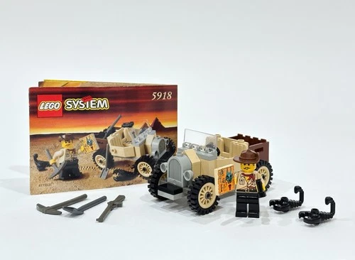 LEGO Adventurers Scorpion Tracker (5918) 100% Complete Set with Instructions
